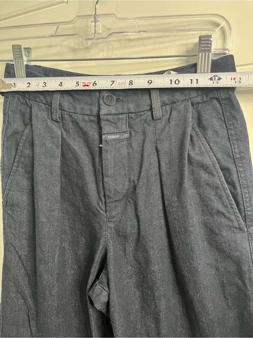 CLOSED Relaxed Mid Rise Waist reactive-dyed Stay Blue denim Ruthy Jeans 23 - Picture 13 of 14